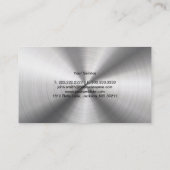 Handyman Hammer and Tools Beruflich Metal Visitenkarte (Rückseite)