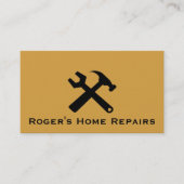 Handyman Hammer Business Card Treuekarte (Vorderseite)