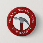 Handyman Hammer Icon Button (Vorderseite)