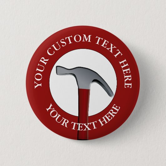 Handyman Hammer Icon Button (Vorderseite)