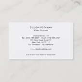 Handyman Hammer und Saw Carpenter Visitenkarte (Rückseite)