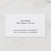 Handyman Hammer-Visitenkarte Visitenkarte (Rückseite)