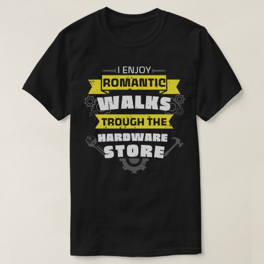Handyman Hardware Store Walks Fun Wrench T-Shirt (Design vorne)