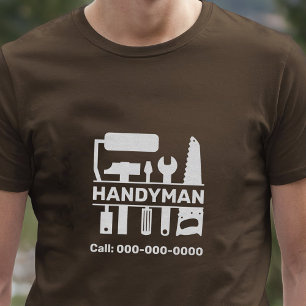 Handyman - Hardware Tools Monogram T-Shirt