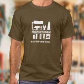 Handyman - Hardware Tools Monogram T-Shirt
