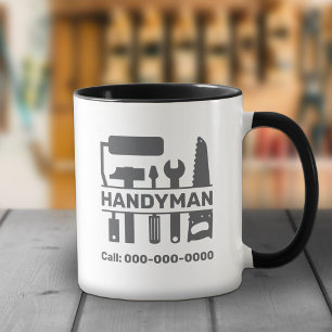 Handyman - Hardware Tools Monogram Tasse