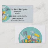 Handyman Herr Fixit Custom Business Cards Visitenkarte (Vorne/Hinten)