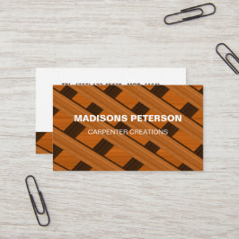 handyman Holzschnitzerei Visitenkarte