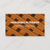 handyman Holzschnitzerei Visitenkarte (Vorderseite)