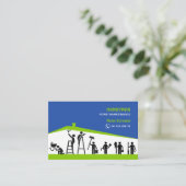 Handyman home maintenance Business Card Visitenkarte (Stehend Vorderseite)
