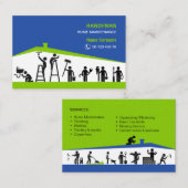 Handyman home maintenance Business Card Visitenkarte (Vorne/Hinten)