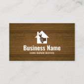 Handyman House Repair Carpentry Construction Wood Visitenkarte (Vorderseite)