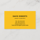 Handyman House Repair Service Hammer Fix Master Visitenkarte (Rückseite)