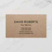 Handyman House Repair Service Red Bricks Kraft Visitenkarte (Rückseite)