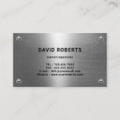 Handyman House Reparaturservice Metall Visitenkarte (Rückseite)