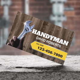 Handyman Instandhaltungsbetriebs-Installations-Ser Visitenkarte