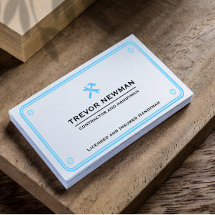 Handyman Klempner Renovierung Carpentry & Repair Visitenkarte