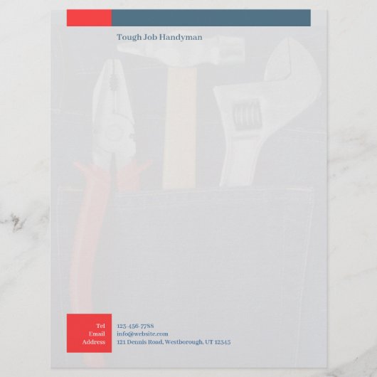 Handyman Letterhead Briefkopf (Vorderseite)
