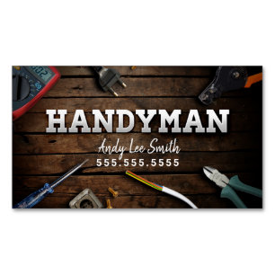 Handyman Magnetische Visitenkarte
