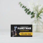 Handyman Maintenance Beruflich Installations-Servi Visitenkarte (Stehend Vorderseite)