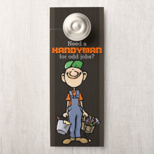 Handyman Maintenance Services Carpenter Painter Türanhänger