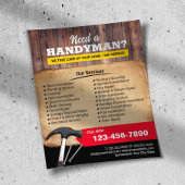 Handyman Maintenance Services & Repair Promo Flyer