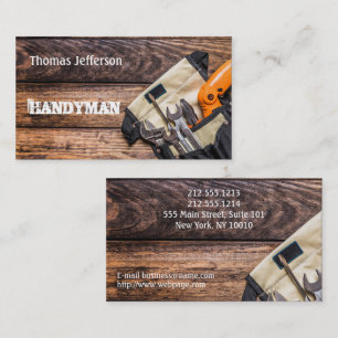 Handyman Maintenance-Visitenkarte Terminkarte
