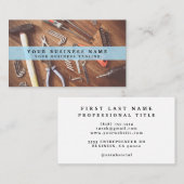 Handyman Mechanical Technician Business Card Visitenkarte (Vorne/Hinten)