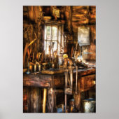 Handyman - Messy Workbench Poster (Vorne)
