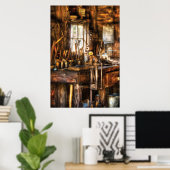 Handyman - Messy Workbench Poster (Heimbüro)
