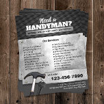 Handyman Metallic Repair & Maintenance Service<br><div class="desc">Berufliche Handyman Repair Maintenance Service Metallische Flyer.</div>