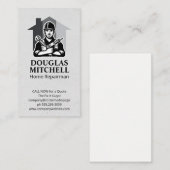 Handyman mit Handwerkzeugen | Zuhause Reparaturen Visitenkarte (Vorne/Hinten)