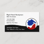 Handyman Modern Business Cards Design Visitenkarte (Vorderseite)