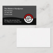 Handyman Moderne, einzigartige Visitenkarten Visitenkarte (Vorne/Hinten)