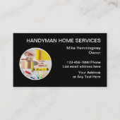 Handyman Moderner Beruflicher Stil Visitenkarte (Vorderseite)