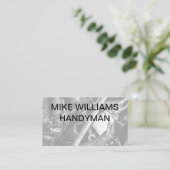 Handyman New Business Cards Visitenkarte (Stehend Vorderseite)