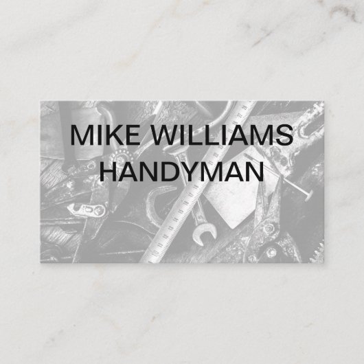Handyman New Business Cards Visitenkarte (Vorderseite)