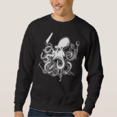 Handyman Octopus Tool Carpenter Handyman Sweatshirt (Vorderseite)