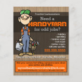 Handyman Odd jobs Carpenter Klempner Maler. Flyer (Vorne)