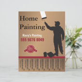Handyman Painting Service Small Business Flyer (Stehend Vorderseite)