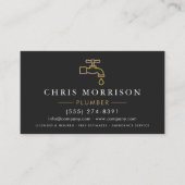 Handyman Plumbing Service Plumber Visitenkarte (Vorderseite)