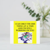 HANDYMAN POSTKARTE (Stehend Vorderseite)