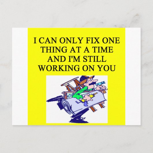 HANDYMAN POSTKARTE (Vorderseite)