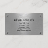 Handyman Repair Maintenance Service Red Metal Visitenkarte (Rückseite)