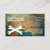 Handyman Reparaturservice Big Hammer Visitenkarte (Rückseite)