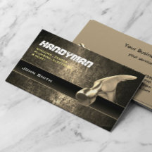 Handyman repariert beruflichen Goldhammer