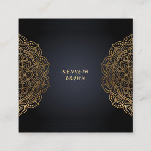 Handyman repariert Black Gold Quadratische Visitenkarte