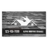 Handyman Roof Repair Construction Roofer Dachdecku Magnetische Visitenkarte (Vorderseite)