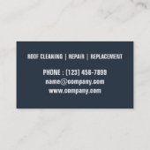 Handyman Roof Repair Construction Roofer Visitenkarte (Rückseite)