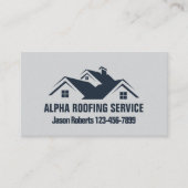 Handyman Roof Repair Construction Roofer Visitenkarte (Vorderseite)